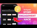 Instagram story hack  algorithm tip  hidden hashtags