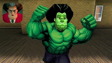 Scary Teacher 3D New Update Teacher Hulk Part 65 Gameplay Walkthrough (IOS ANDROID)