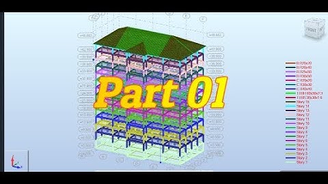 How to model apartment 14F in Robot structural analysis 2020  Part 01