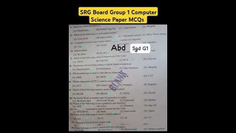 Sargodha board 1st Year Computer Science Paper MCQs Answer 2024 |11th Class Computer Paper Objective
