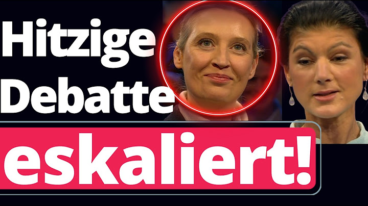 Alice Weidel zerlegt eine völlig überforderte Sahra Wagenknecht!