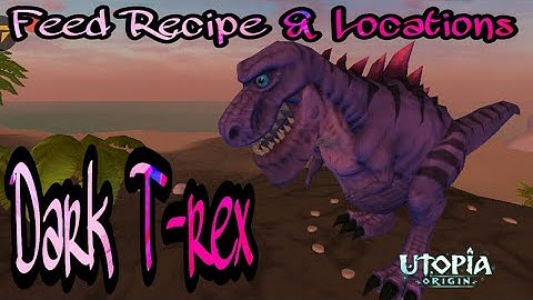 Utopia: Origins - How to tame the Dark Tyrannosaurus Rex (Mount) / Feed Recipe / How to get Geoduck