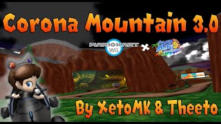 Mario Kart Wii - Texture Hack- Corona Mountain 3.0 🌋