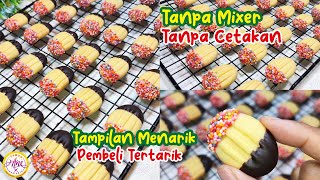 TREND KUE LEBARAN ‼️ CUMA MODAL GARPU BISA JADI COOKIES SECANTIK INI DAN SUPER ENAK | COOKIES GARPU