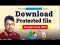 Downloading Protected Files from Google Drive: A Guide to View-Only PDFs