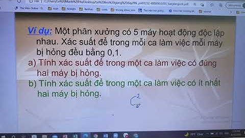 Bài toán xác suất thống kê về công thức bernoulli năm 2024