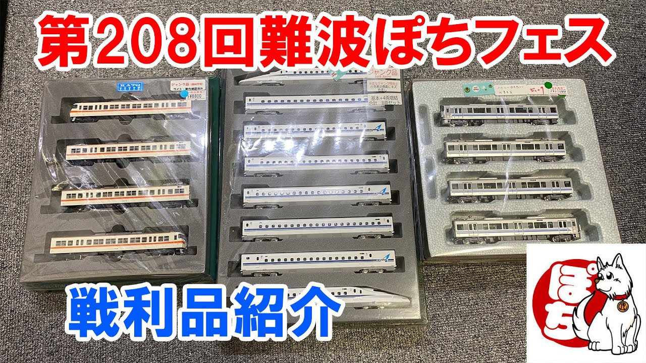 2021/08/28 第208回難波ぽちフェス 戦利品紹介 - YouTube