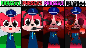 All Phases in New Incredibox Sprunki Oc of Sheriff Papillon: From Phase 1 to Phase 4