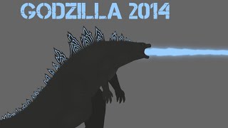 Godzilla 2014 - atomic breath