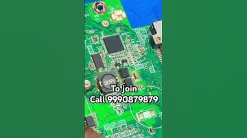 Laptop repairing training course motherboard tracing karte hue practical class