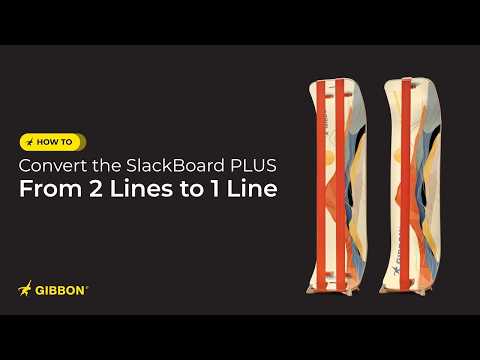 How To Convert the GIBBON SlackBoard PLUS from 2-Line to 1-Line