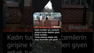 Erkek Turistlerin Saygısı Şaşırttı