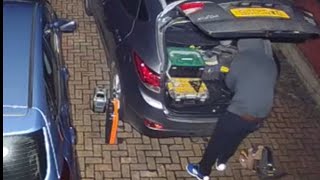 Tool Thief Gets A Karmic KickBoxing Lesson Caught On CCTV | Tools Stolen From Kickboxer