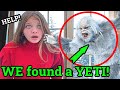 WE FOUND a YETI in OUR Yard!  YETI in OUR HOUSE, WE Find Abominable Snowman! YETI Rewind Movie