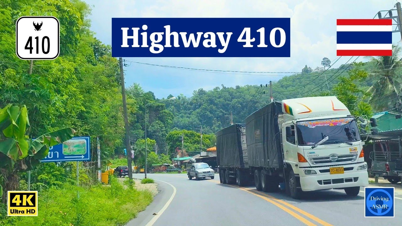 [4K] Highway 410 of Thailand ! [ Part 2 ] | Driving ASMR