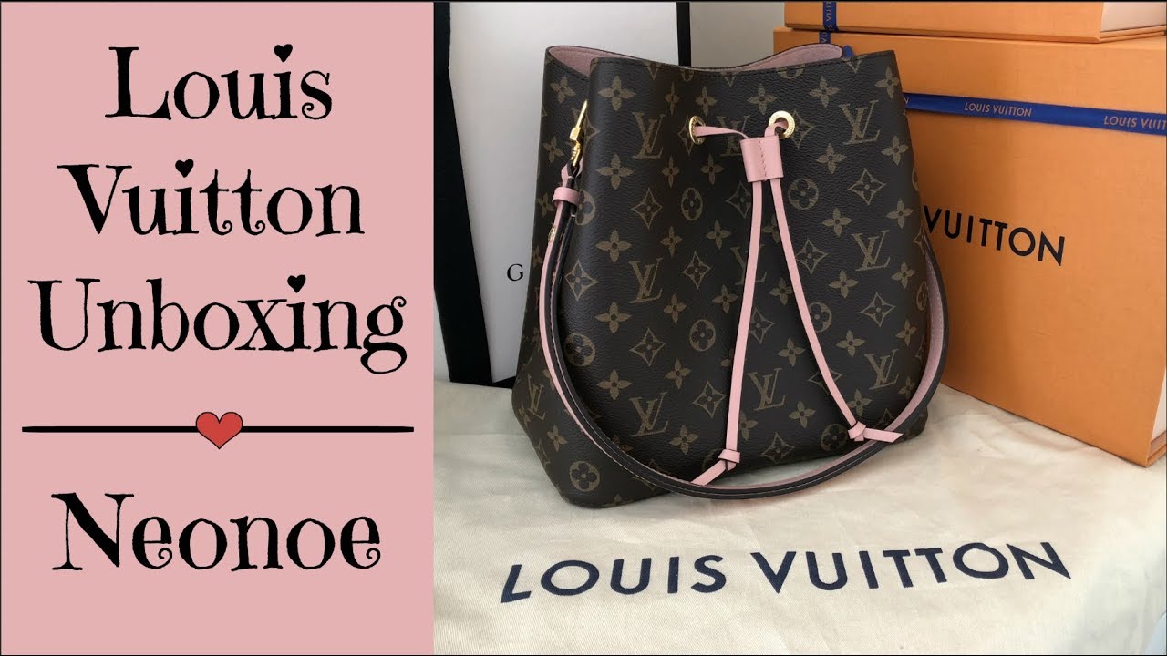 Louis Vuitton Unboxing | Preloved Neonoe in Rose Poudre - YouTube