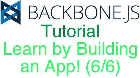 Learn Backbone.js Tutorial by Building an App! (6/6) - PUT and DELETE Requests to MongoDB