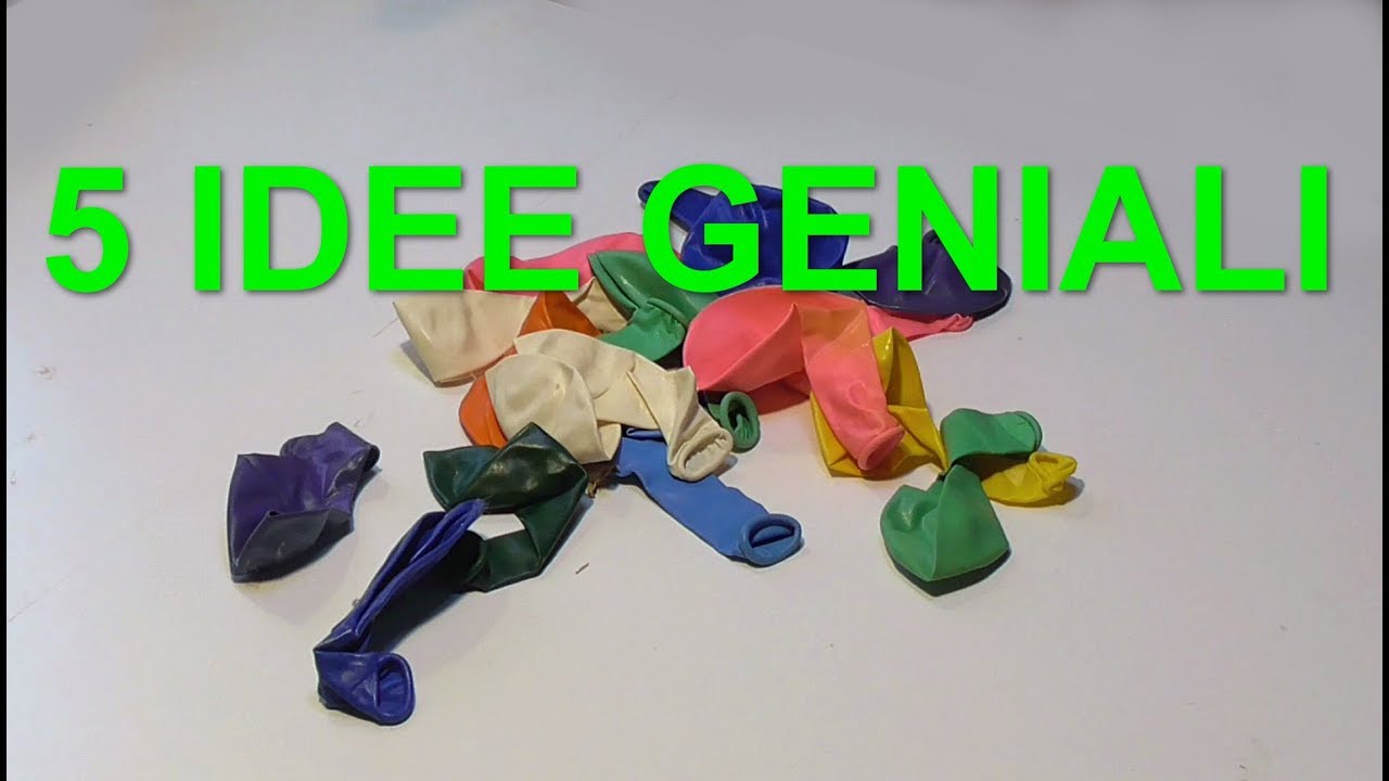 5 idee geniali con i palloncini