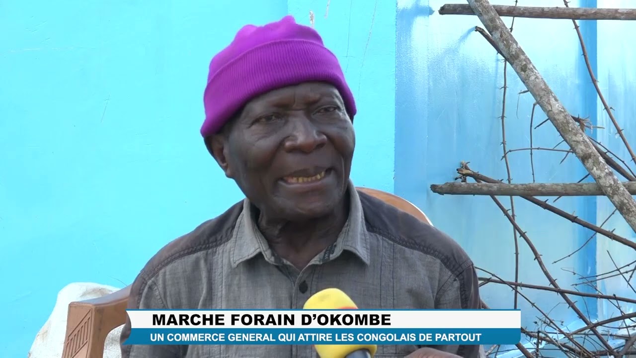 Marché forain du village OKOMBE dans le district de Ntokou, Cuvette