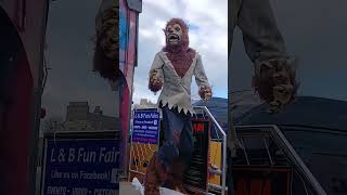 kirkcaldy links market  scotland funfair 2026 Roller Ghoster' ghost train Carrick Broughton offride