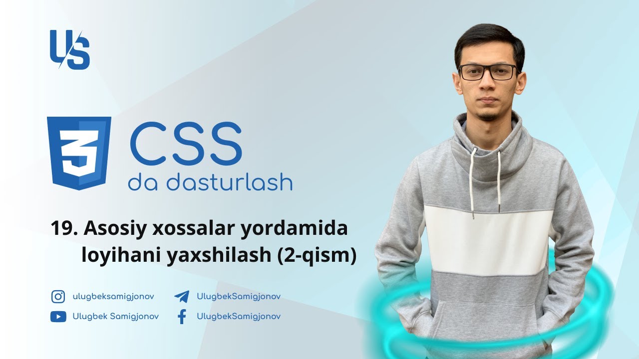 Asosiy xossalar yordamida loyihani yaxshilash (2-qism)