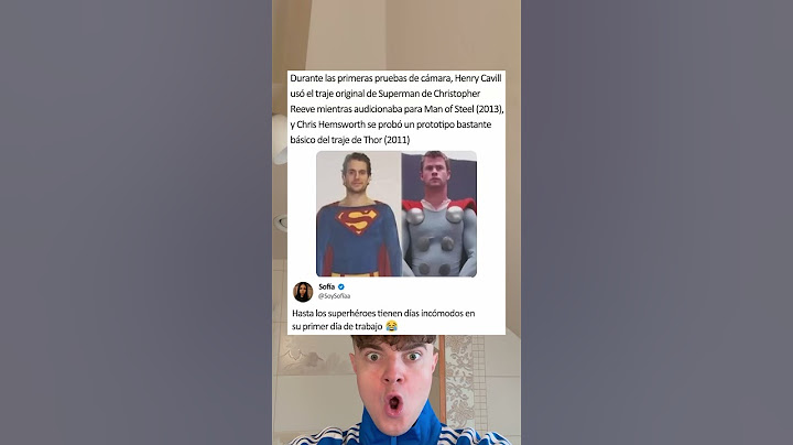 During the first camera tests Henry Cavill wore Christopher's original Superman suit