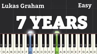 Lukas Graham - 7 Years Piano Tutorial | Easy