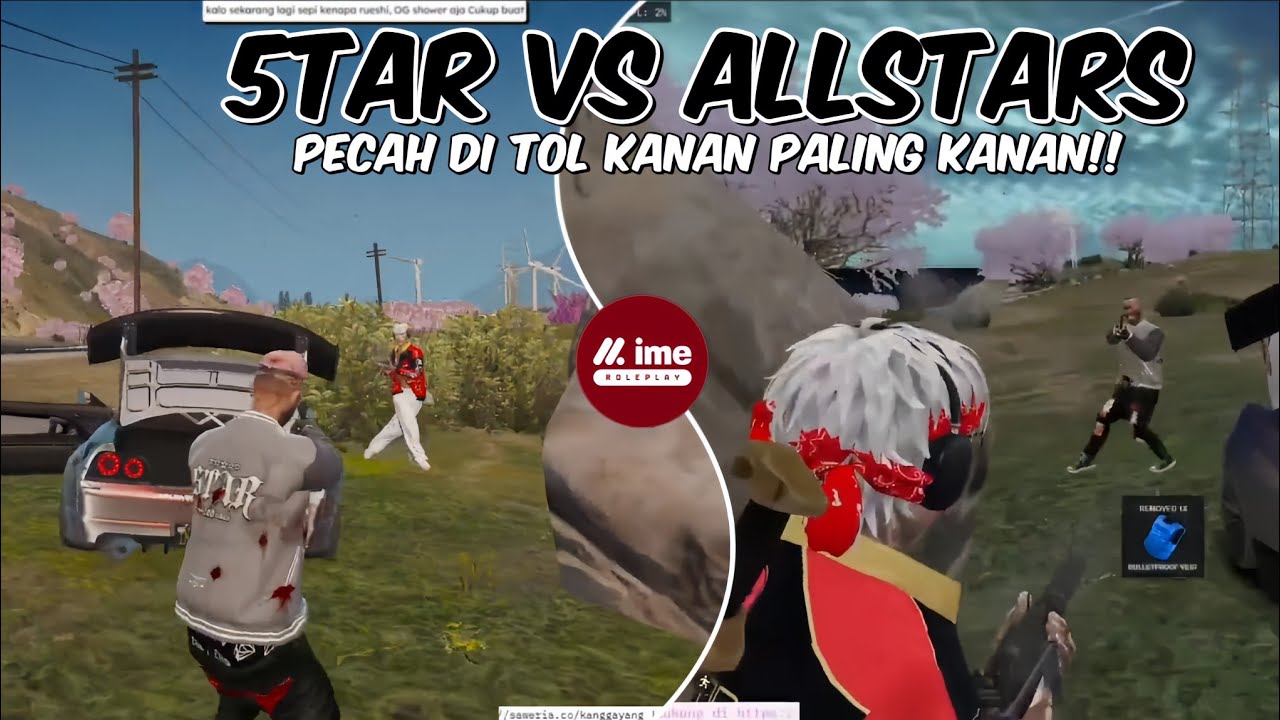 5TAR VS ALLSTARS - PECAH DI TOL KANAN PALING KANAN!!#5tar #allstar # ...