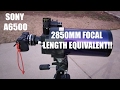 Sony A6500 TELESCOPE MOUNT!