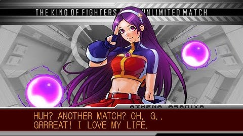 KOF 2002 Unlimited Match - Athena Combos