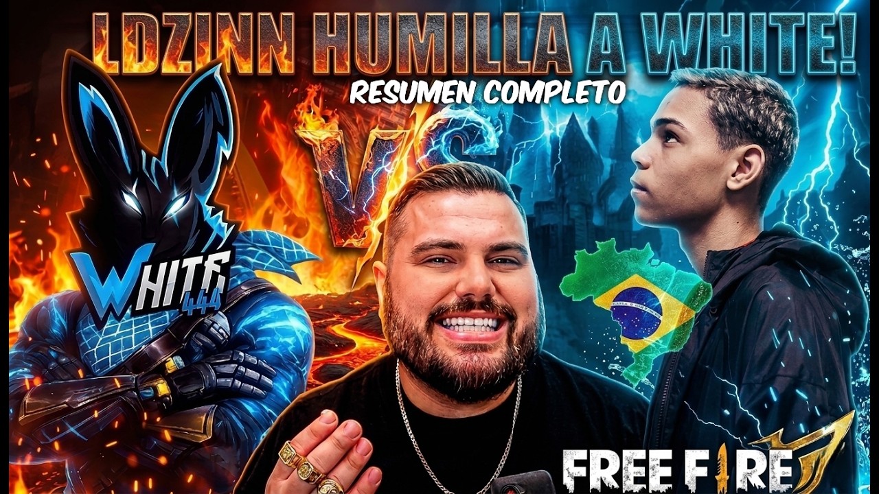 LDZINN vs WHITE444 1vs1👺RESUMEN COMPLETO EL MEJOR JUGADOR DE BRASIL CONTRA WHITE444 - ZELIKA