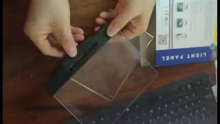 Creative Flat Plate LED Book Light Reading Night