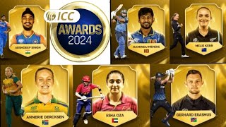 ICC Awards 2024 winners list I ICC Awards full list I Top Cricket Awards 2025 ICricket @Top07list