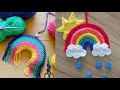 قوس قزح كروشيه للمبتدئين فقط من دائرة Crochet Rainbow Crochet Arc En Ciel