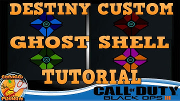 Black Ops 3 - Destiny Custom Ghost Shell Emblem Tutorial