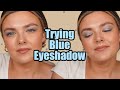 GRWM The Time I Tried Blue Eyeshadow...Can You Believe It?!