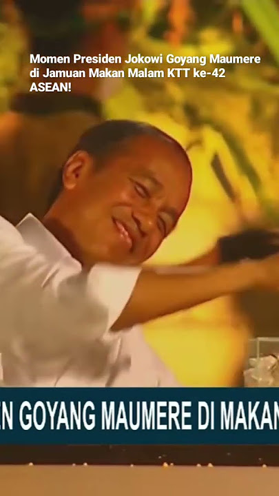 Momen Presiden Jokowi Goyang Maumere di Jamuan Makan Malam KTT ke-42 ASEAN! #news #shorts