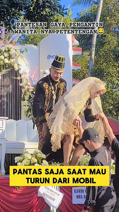 pengantin viral bikin ngakak ‼️‼️#ngakak #lucu #pengantinviral #nikah #karnaval