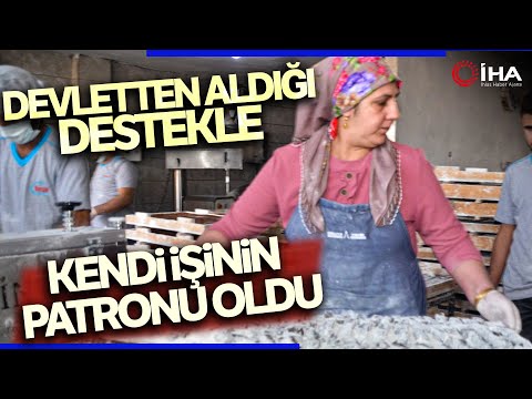 Kadın Girişimci Aldığı Destekle Lokum Üretim Tesisini Kurdu