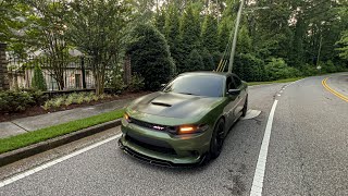 SLIDING THROUGH TRAFFIC IN 2021 SCAT PACK! NO TRACTION!