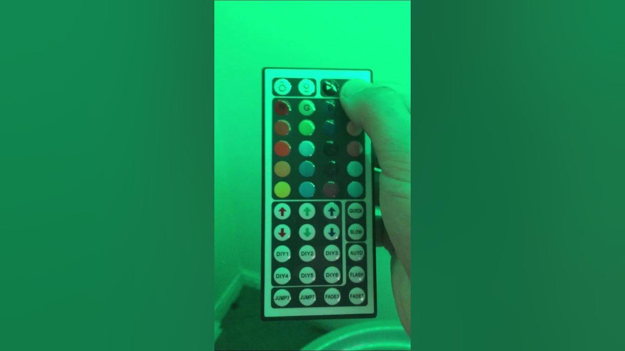 Fix/ reprogram 44 key LED light strip Remote controller outputs YouTube