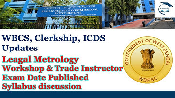 WBPSC of Legal Metrology and Instructor with syllabus