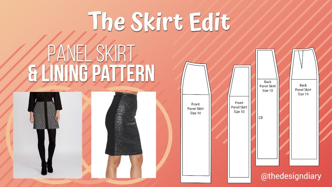 Easy Barbie Skirt Tutorial - how to sew a panel skirt for 11-1/2 doll like  Barbie(r)