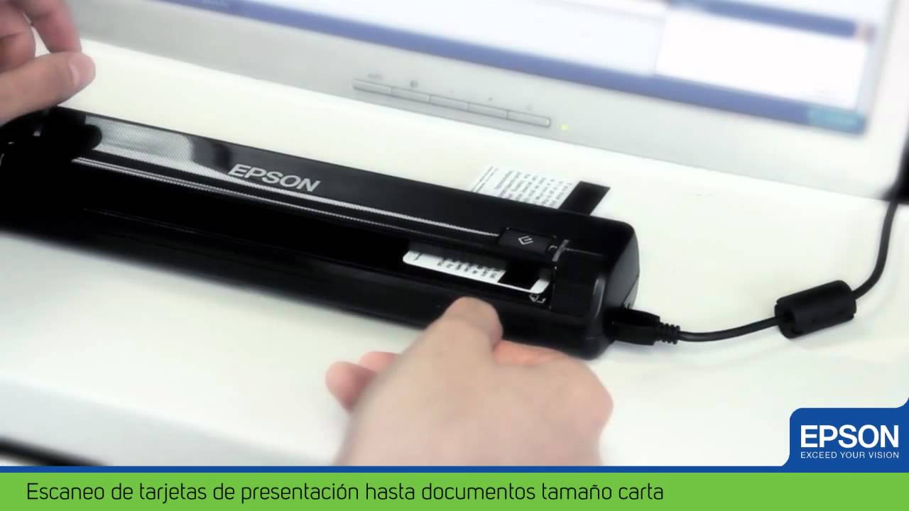 legación sagrado Alfabeto Epson Escáner Portátil WorkForce® DS-30 - YouTube