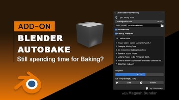 Unlock the Secrets of Professional Auto Light Baking! | Blender Add-On Tutorial ( Free Add-on )