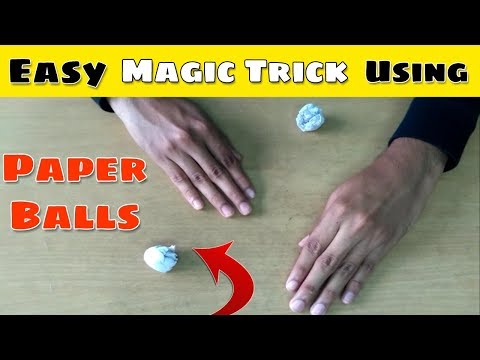 Easy Magic Trick Using Paper Balls 03 Top Tricks