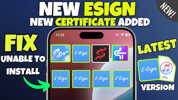 UPDATED Esign Certificate! ✅ Install IPA Apps on iPhone/iPad (iOS 18.5) NO Jailbreak!