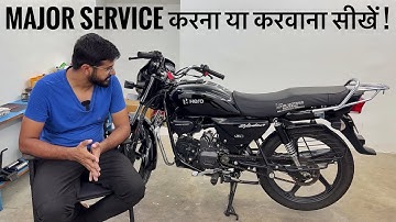 Things To Do During The Major Service Of Hero Splendor + BS6