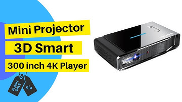 3D Smart Mini Projector | BYINTEK UFO R15 HD 300 inch Video 4K Player | 2020