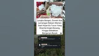 story of hail in Lamongan #latestnews #viralnews #truestory